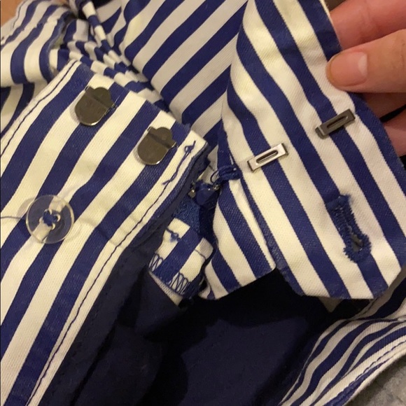 nwot calvin and klein striped twill shorts - Picture 7 of 7